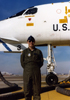 Jerry Ross flew on 23 flight test missions on the B-1A Bomber at Edwards Air Force Base, New Mexico.
