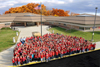 The students and staff of the Jerry Ross Elementary School, Crown Point, Indiana. 2011