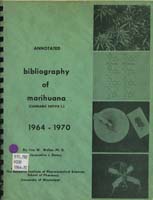 Annotated Bibliography of Marihuana