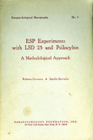 ESP experiments with LSD 25 and psilocybin; a methodological approach