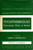 Psychopharmacology; pharmacologic effects on behavior
