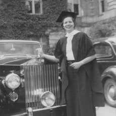 Barb Cook at her college graduation