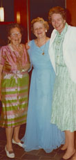 Helen, Beverley, Barb at Beverley Stone's retirement