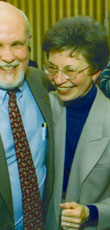 Betty Nelson and Tony Hawkins